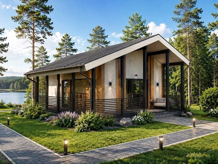 Проект дома «Уют», 52 м²